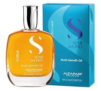Huile hydratante - ALFAPARF MILANO - Semi di Lino Curls - 100ml - Cheveux bouclés - Hydratant