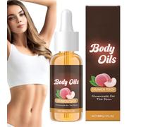 Huile hydratante pour le corps - 30 ml - Soin non gras - Avec 5 parfums - Pour un usage quotidien - Pour homme et femme - Peau mature - En déplacement, à la maison, dans la salle de bain