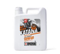 Huile IPONE KATANA Off-Road 10w40 4 litres motocross enduro 4L moto moteur bidon