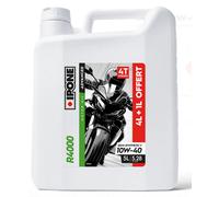 Huile IPONE R4000 10W40 bidon 4 litres + 1 litre offert lubrifiant moto