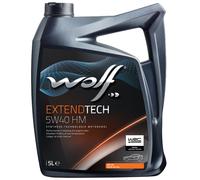 Huile Loup Extendtech Hm 28116 SAE 5W40 5 Litre pour Mercedes Peugeot Opel Mini