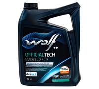 WOLF OfficialTech 5W-30 C2/C3 MB 229.51, MB 229.52, VW 505 00, 2x5 Litres