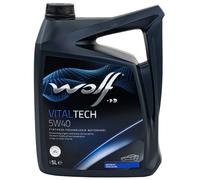 Huile Loup Vitaltech 16116 SAE 5W40 5 Litre pour Audi BMW Citroen Fiat Kia Ford