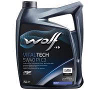 Wolf Vitaltech Pi C3 Sae 5w-40 5l Motor Oil Clair