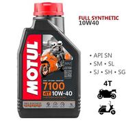 huile moteur 4T 7100 SAE 10W-40, 1 Litre entièrement synthétique Motul