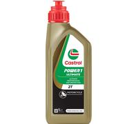 Huile Lubrifiante Synthétique Moteurs Moto 2T POWER 1 RACING 1L CASTROL