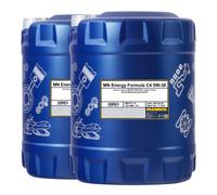 Huile Mannol 7917 Énergie Formula C4 5W-30 Acea C4, MB 226.51, 2x10 Litre