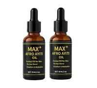 Huile Max + Afro Ayiti pour hommes, amélioration de l'huile de massage corporel, rapide et efficace, augmentez votre énergie et votre vitalité pour une bonne nuit (2PC)