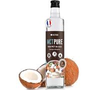 Huile MCT Pure C8 C10 100% Pure par Distillation | Nutribe Laboratoire en France | Concentration, Bien-Être cérébral, Prévention du Déclin cognitif, Soutien du Métabolisme