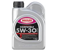 Huile Megol Compatible SAE 5W-30 Plus Meguin 1 Litre pour VW Polo Passat Golf