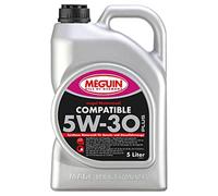 Huile Megol Compatible SAE 5W-30 Plus Meguin 5 Litre pour Audi Citroen Fiat Kia