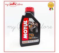Huile Mélange 1 Litre Synthétique MOTUL 710 Malaguti Fifty Evolution 1991 MO01
