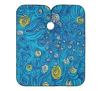 Huile Merveilleuse Étoile Cape De Coupe Anti-Taches Peignoir Coiffure Imperméable Robe De Coiffure Pour Coiffeurs Barber Instituts De Beauté 140X168Cm