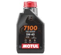 Huile Moteur 100% Synthétique Motul 7100 Ester 5W40 1 Litre Pour Moto Scooter 4T