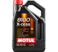 MOTUL - Huile pour moteur 5L 5W40 (A3/B3/B4, 8100 X-CESS, LL) - Réf. 102870