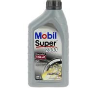 Huile moteur 10W-40 Synthétique - MOBIL - Super 2000 X1 - Formula-P -bidon 5L - haute performance anti-pollution