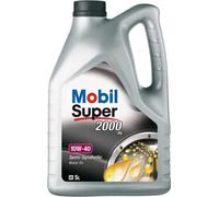 Huile moteur 10W40 Semi-synthese - MOBIL - Super 2000 - Bidon 5L