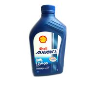 Huile moteur 15W-50 15W50 ADV AX7 4T 1L SHELL