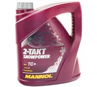 Huile Moteur 2 Temps Snowpower Motoneige Scheemobile MANNOL API TC+ 4 L