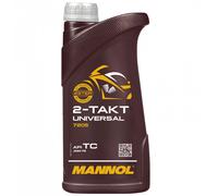 Huile Moteur 2 Temps Universelle MANNOL API TC 1 L Aprilia Kawasaki KTM Peugeot