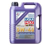LIQUI MOLY Huile pour moteur Leichtlauf High Tech 5W-40 Essence et Diesel 5L