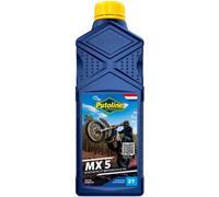 Huile Moteur 2T Synthétique MotoCross Enduro PUTOLINE MX5 1 L