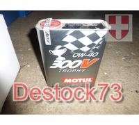 Huile moteur 0W40 MOTUL (300V TROPHY) 2 litres - Réf. 104240