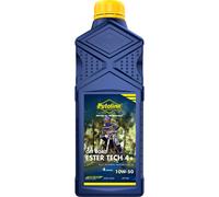 Huile moteur 4t putoline ester tech off road 4+ 10w50 100% synthese (1l)