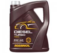Mannol Huile moteur Diesel Turbo 5W-40 synthétique ACEA A3/B4 API CI-4 API SN 5 L