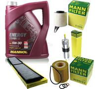 Huile Moteur 5L MANNOL 5W-30 Combi LL+MANN-FILTER Filtre Pour BMW 3E E90 316I