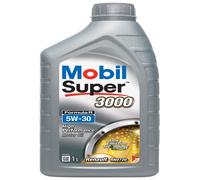 Huile moteur 5W-30 Synthétique - MOBIL - Super 3000 - Formula-R -bidon 1L - haute performance anti-pollution