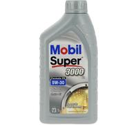 Huile moteur 5W-30 Synthétique - MOBIL - Super 3000 - Formula-XE -bidon 1L - haute performance anti-pollution