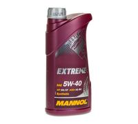 Huile moteur 5W-40 - MANNOL - 1 litre - API SN/CF - ACEA A3/B4 - Homologation BMW LL-01 - GM LL-A/B-025