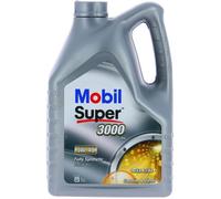 Huile moteur 5W-40 Synthétique - MOBIL - Super 3000 - Bidon 5L- haute performance anti-pollution