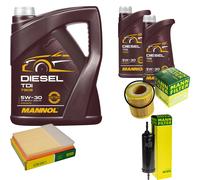 Huile moteur 7L mannol Diesel Tdi 5W-30 + Mann - pour BMW 6er Cabriolet F12 640i