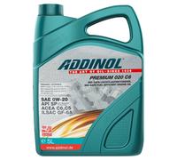 Huile Moteur ADDINOL 0W-20 Premium 020 C6 5 Litres Pour BMW KIA Mercedes Mazda