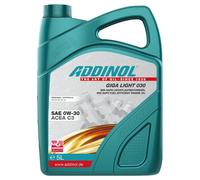 Huile Moteur Addinol 0W-30 Giga Lumière 030 5 Litre pour Audi BMW Bentley Alfa