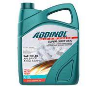 Huile Moteur Addinol 5W-40 Super Light 0540 5 Litre pour Audi BMW Citroen Fiat