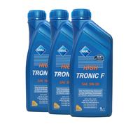 Huile Moteur ARAL HighTronic F 5W-30 Ford WSS-M2C913-A, ACEA A5/B5, 3x1 Litres
