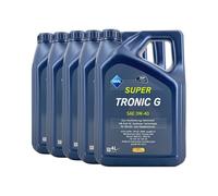 Huile Moteur ARAL SuperTronic G 0W-40 MB 226.5, MB 229.3, VW 502 00, 5x4 Litres