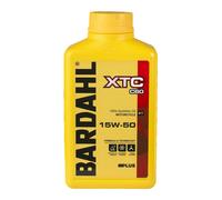 Avec huile Bardahl XTC C60 15W50.Contenance : 1 litre.