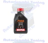 Huile Moteur Entretien Moto Motul 7100 5W40 4T MA2 100% Synthétique 1 Liter