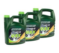 Huile Moteur FANFARO GSX 15W-40 API SN/CH-4 3x 5 Litres Voiture