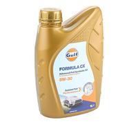 Huile moteur GULF Formula CX 5W30 BMW LL 04 - 100% synthèse - 1 Litre