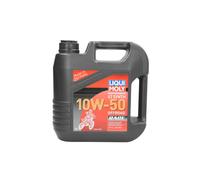 LIQUI MOLY Huile de moto Motorbike 4T Synth 10W-50 Offroad Race 4 L Gris