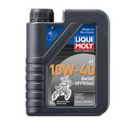Bouteille 1l D'Huile LIQUI MOLY 10w-40 Basic Tout-Terrain pour Moto