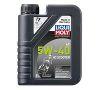 Huile Moteur Liqui Moly HC Synthétique 4T 5W-40 Scooter - Bouteille 1L Pour Moto