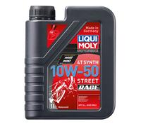 LIQUI MOLY Motorbike 4T Synth 10W-50 Street Race, 1 L, Huile de moto à 4 coups, SKU: 1502