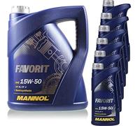 Huile moteur MANNOL 11 l Favorit 15W-50 API SL/CF/CF-4 11192858