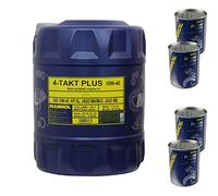 Huile moteur MANNOL 4 temps plus 10W-40 20 L 4 temps d'huile moto Doctor